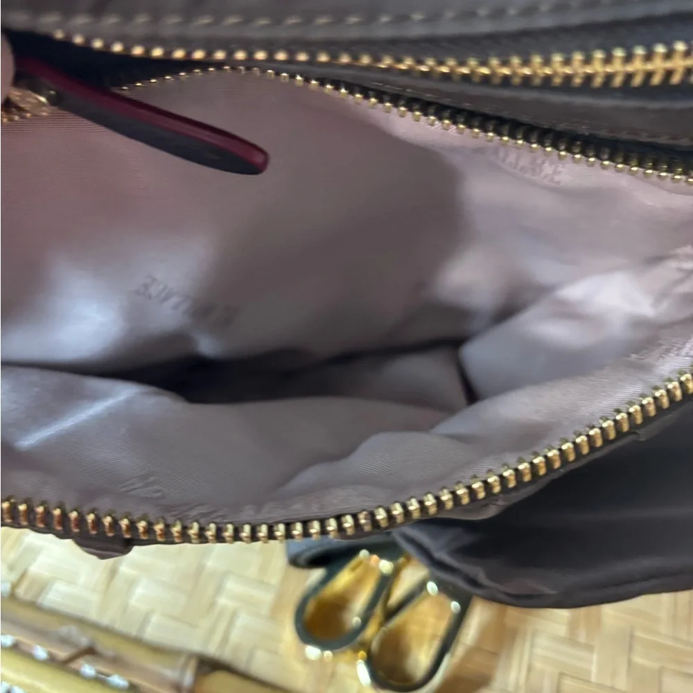 MZ Wallace Paige Nylon Chic Brown Crossbody Bag